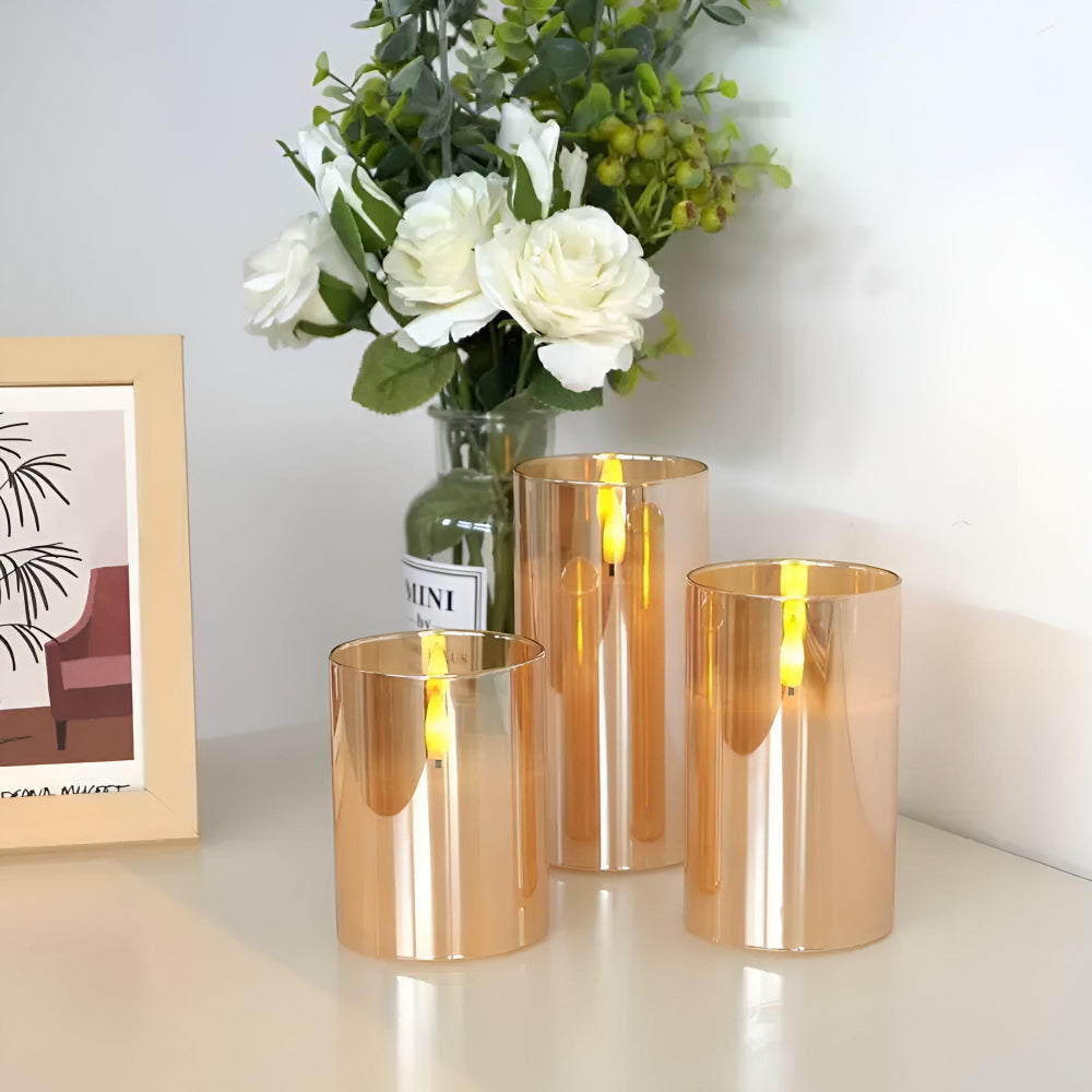 Ethereal 3D Flameless Candle | 3pcs Set