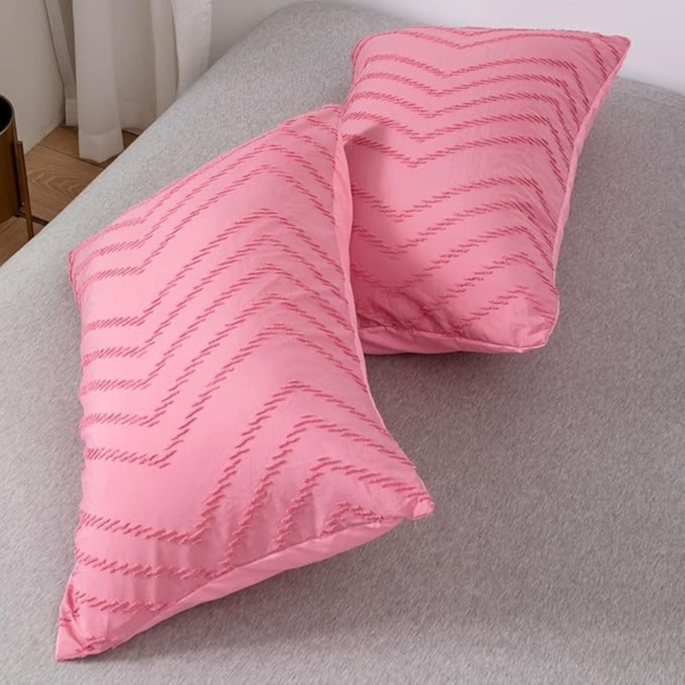 Chevron Plush Quilt Cover | 3pcs Set