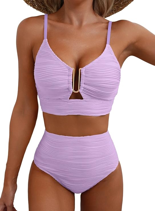 Adeline | Elegant High-Waisted Bikini Set