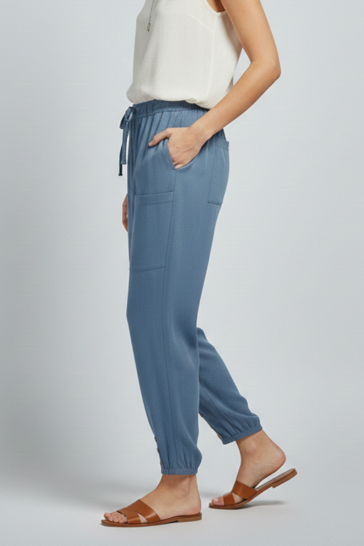 Anna | Women's Casual Trousers with Drawstring Waist