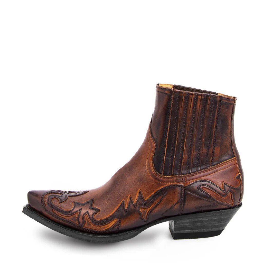 Brandon | Men's Cowboy Boots with Vintage Stitching