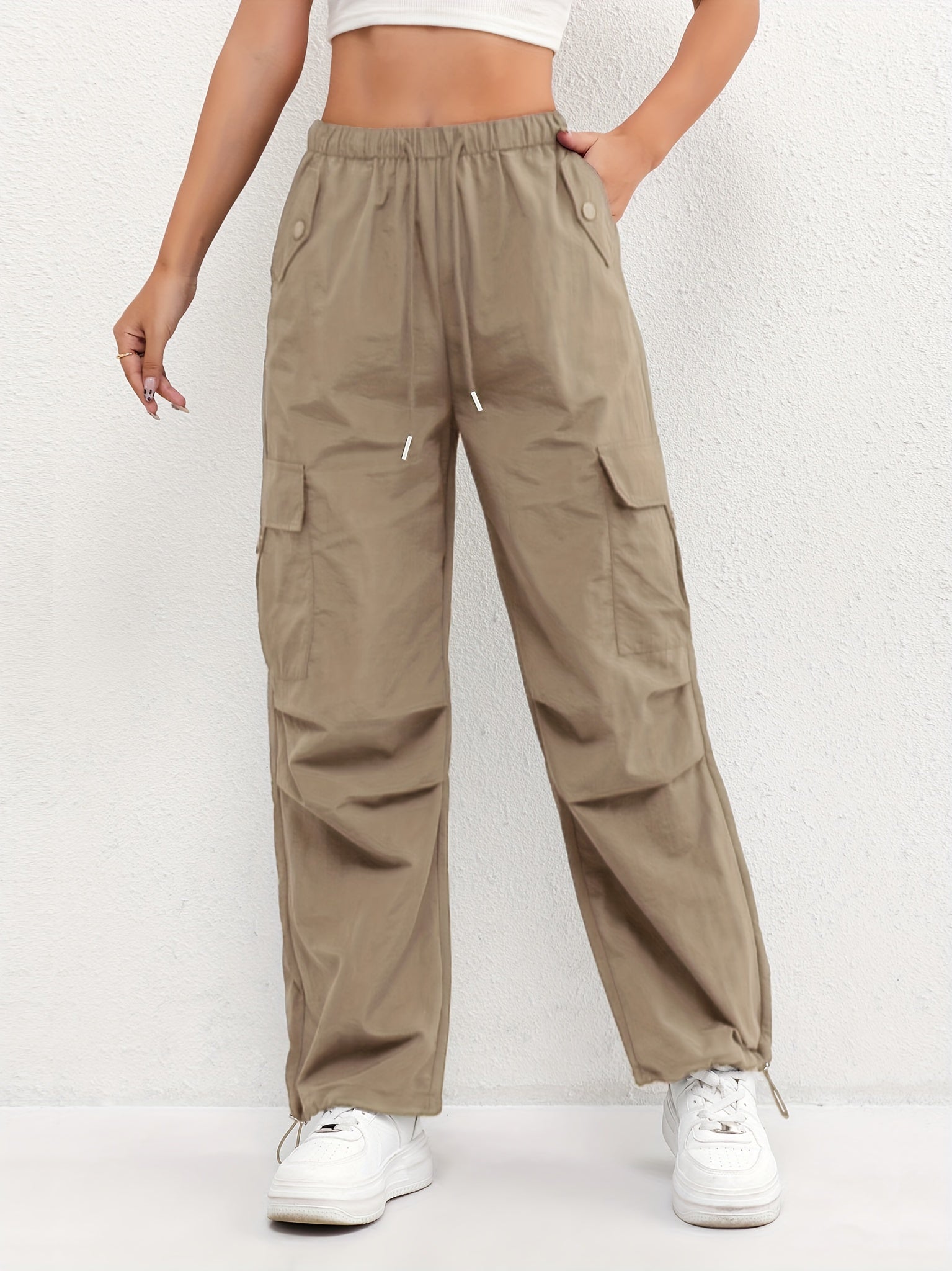 Brianna | Women's Cargo Pocket Drawstring Pants