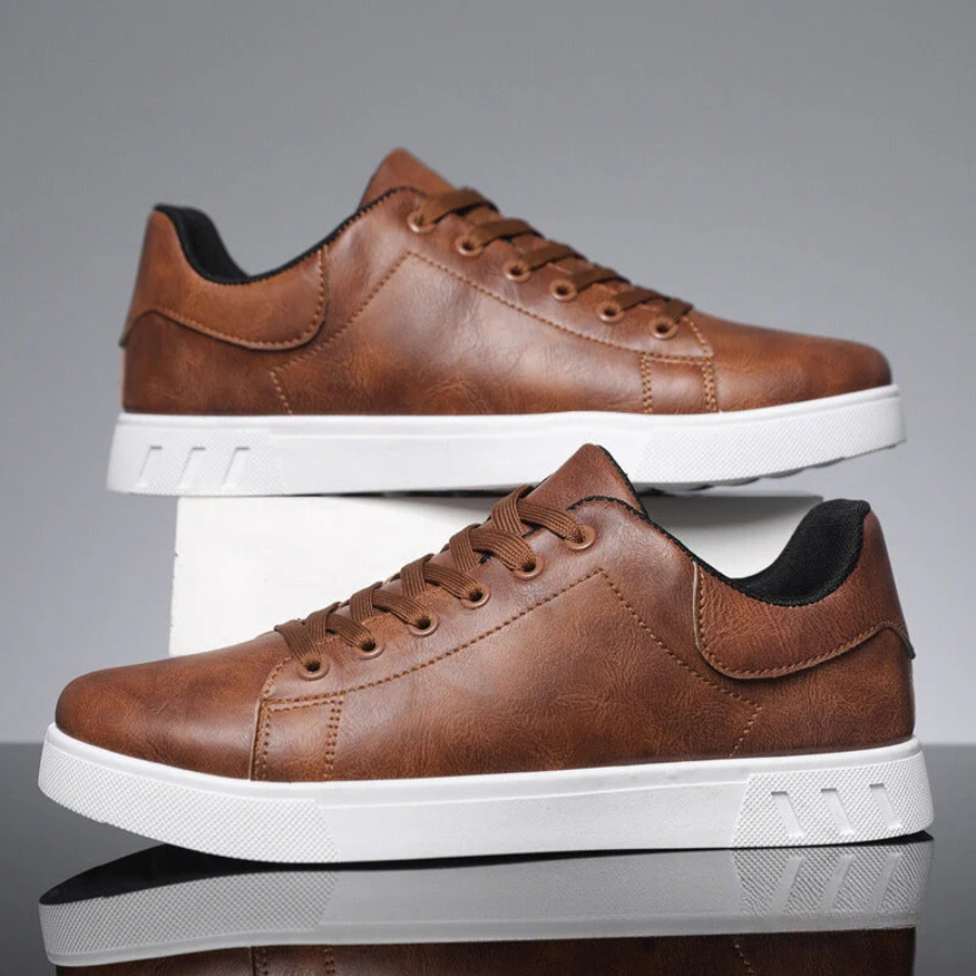 Carter | Men's Casual Leather Lace-Up Sneakers