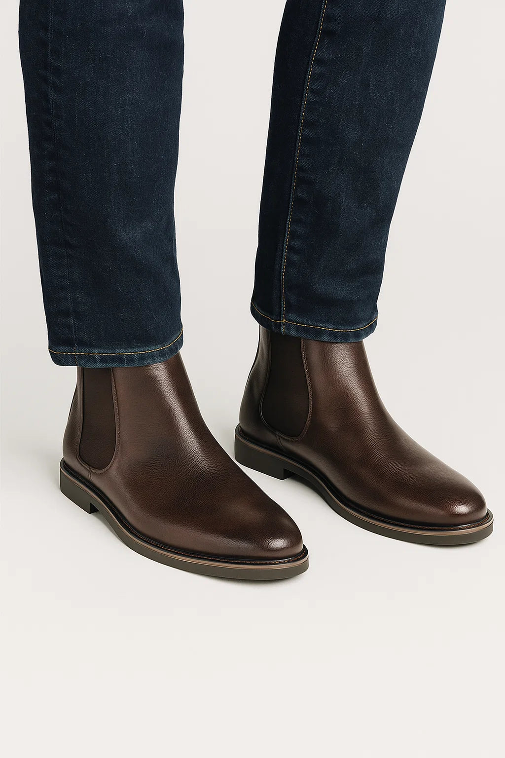 Charlie | Men's Chelsea Boots Synthetic Leather Slip-On