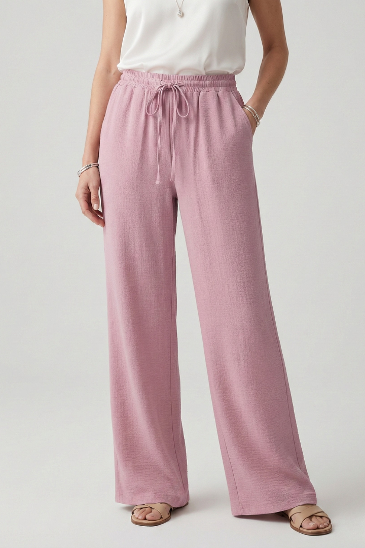 Tabitha | Women's Casual Wide-Leg Palazzo Trousers