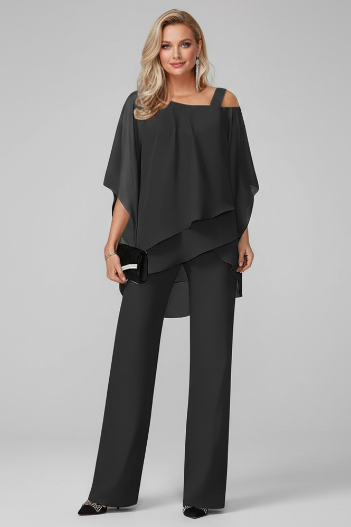 Justine | Women's Off-Shoulder Wide-Leg Jumpsuit