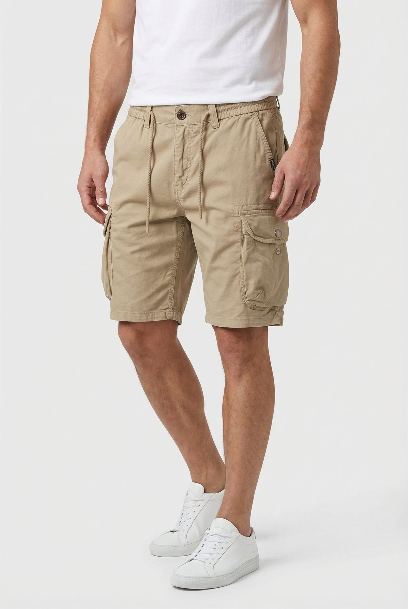 Ethan | Men's Cargo Shorts Cotton Blend Utility Pockets
