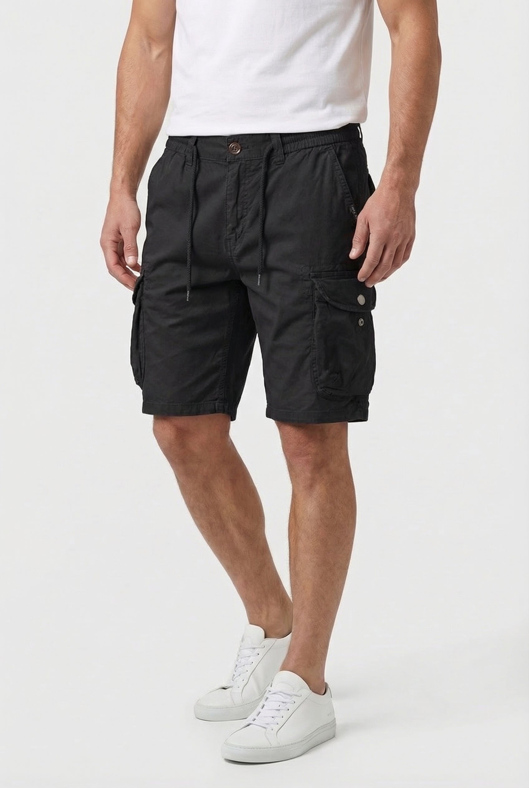 Ethan | Men's Cargo Shorts Cotton Blend Utility Pockets