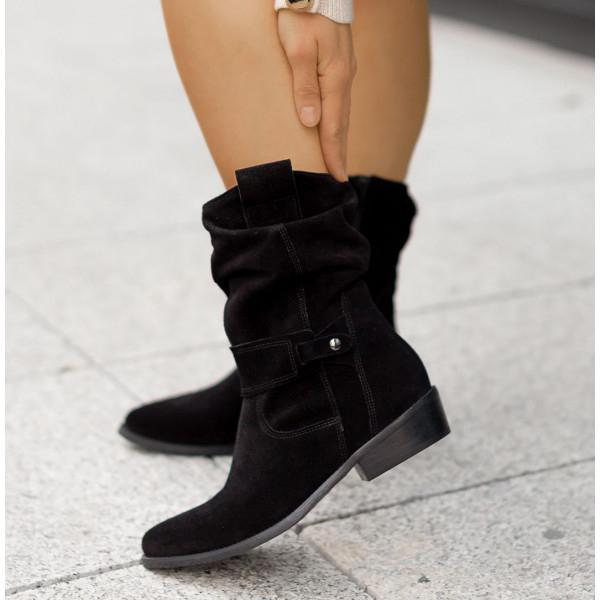 Eleanor | Slouch Mid-Calf Boots