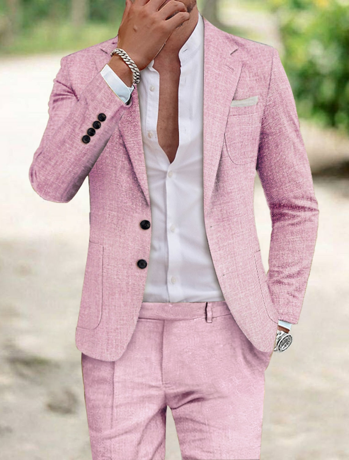 Jamie | Tailored Single Breasted Two-buttons 2 Pieces Suit