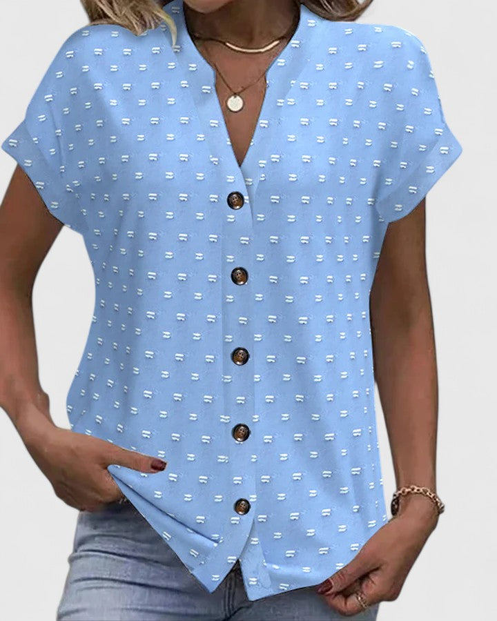 Mia | Women's Lightweight V-Neck Casual Shirt