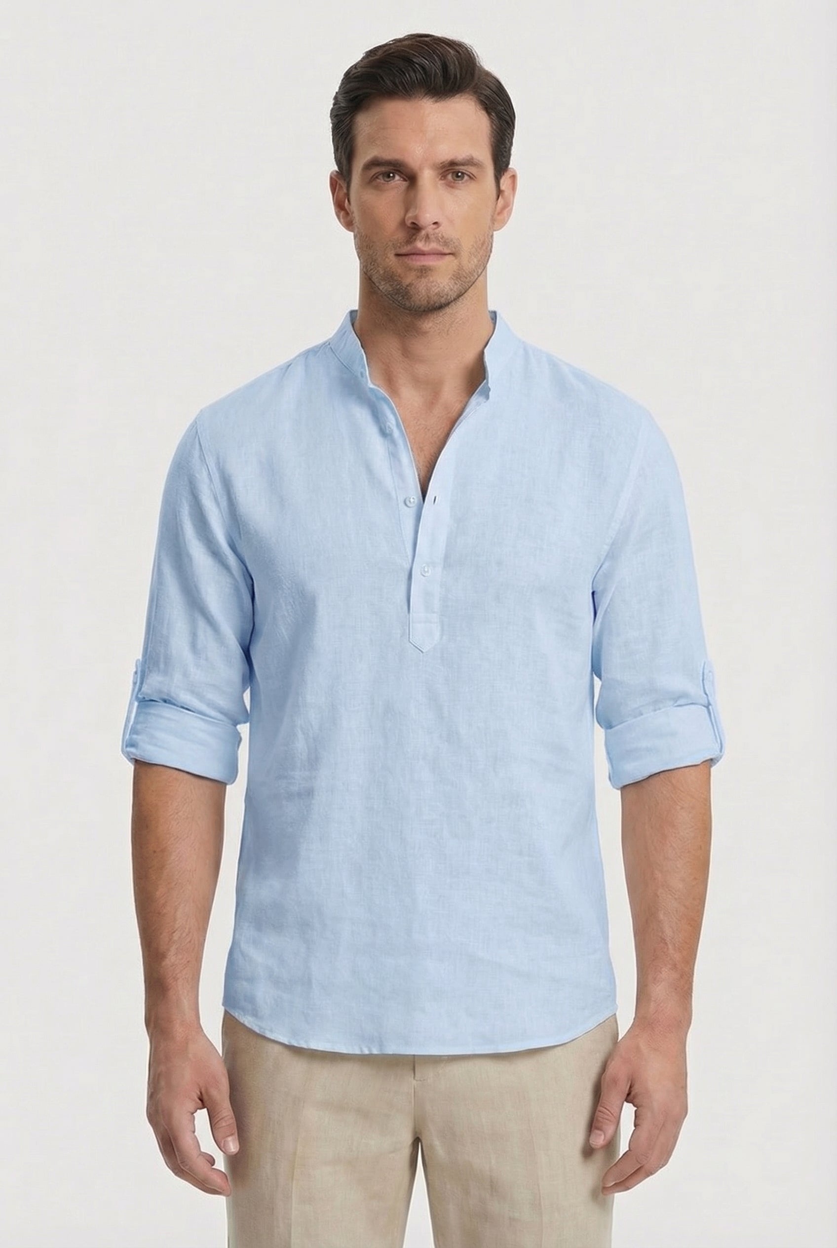 Jaxon | Men's Linen Relaxed Fit Casual Shirt