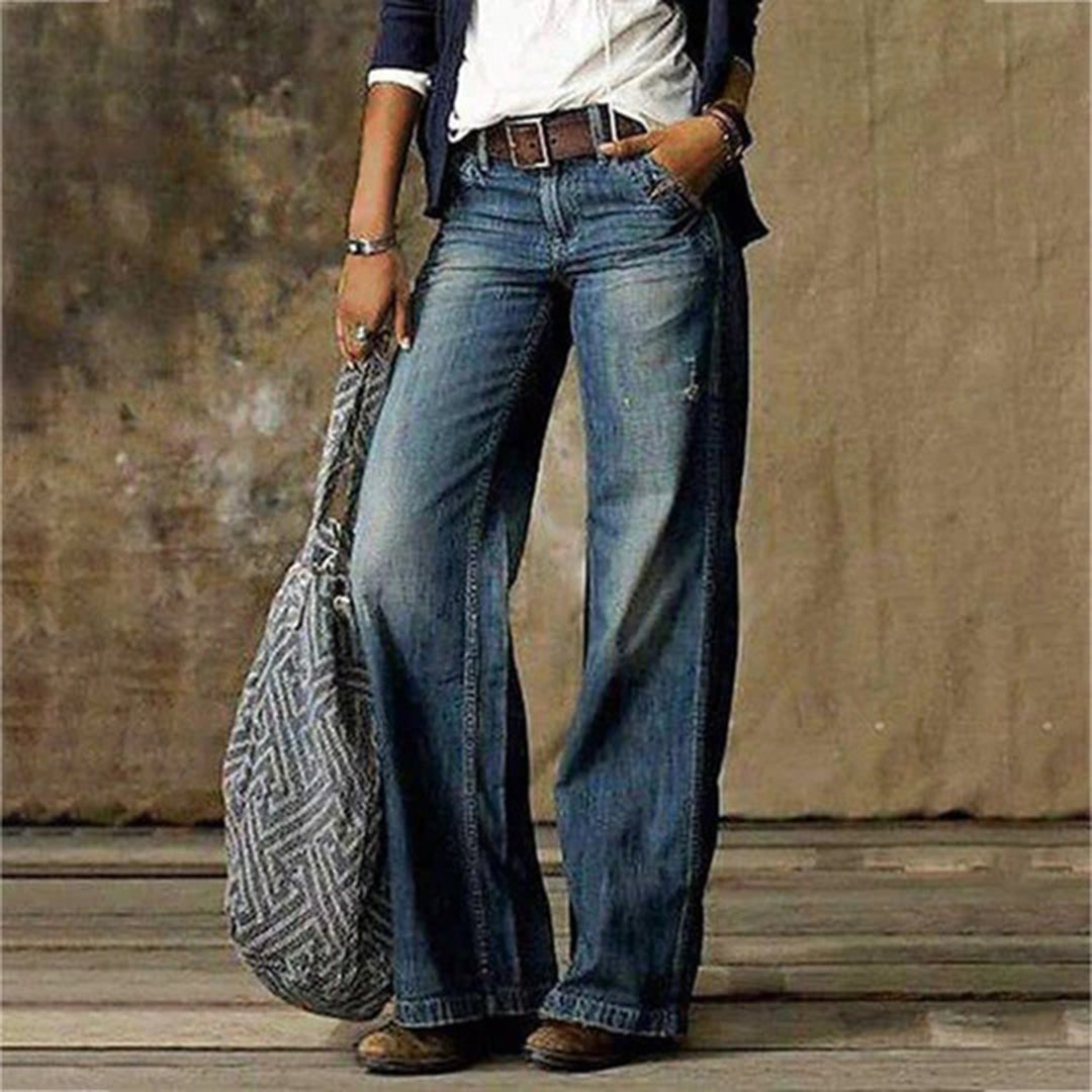 Sarah | Relaxed Vintage Wide-Leg Jeans