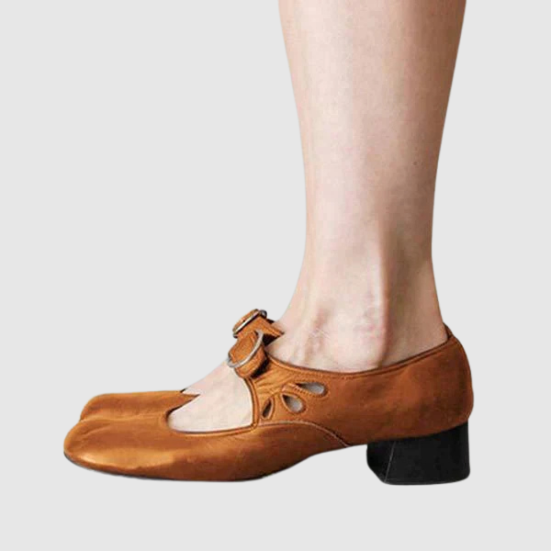 Clara | Classic Strap Mary Jane Flats