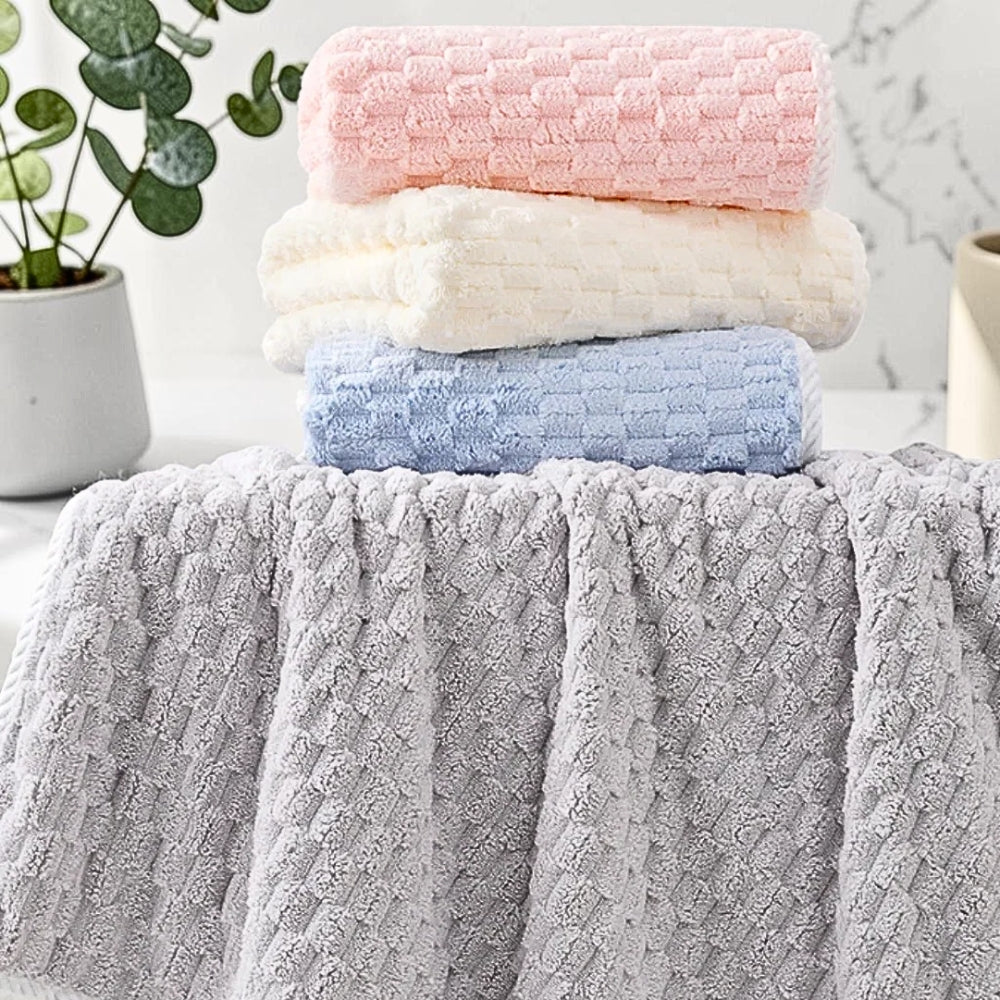 Pure Soft Fleece Towels - 2pc Set