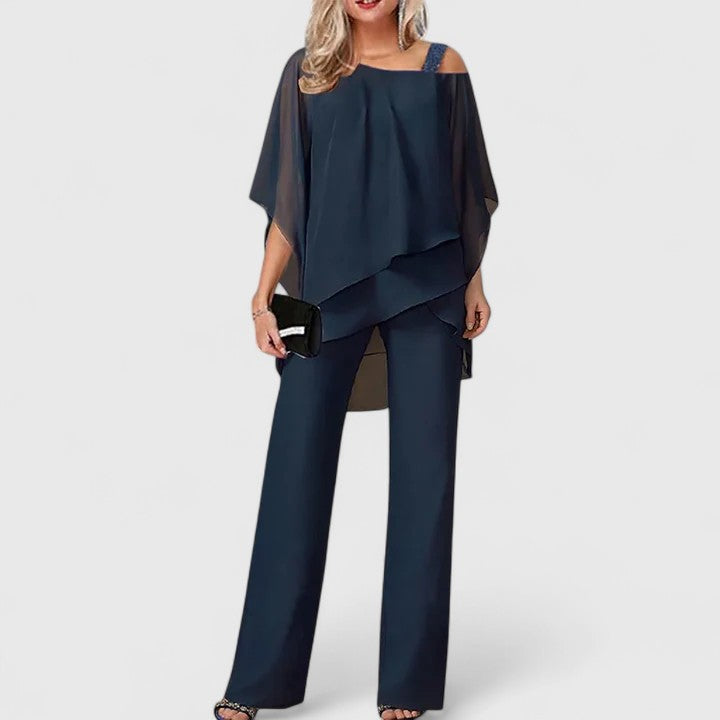 Sam | Women's Two Piece Pants Set with Chic Design