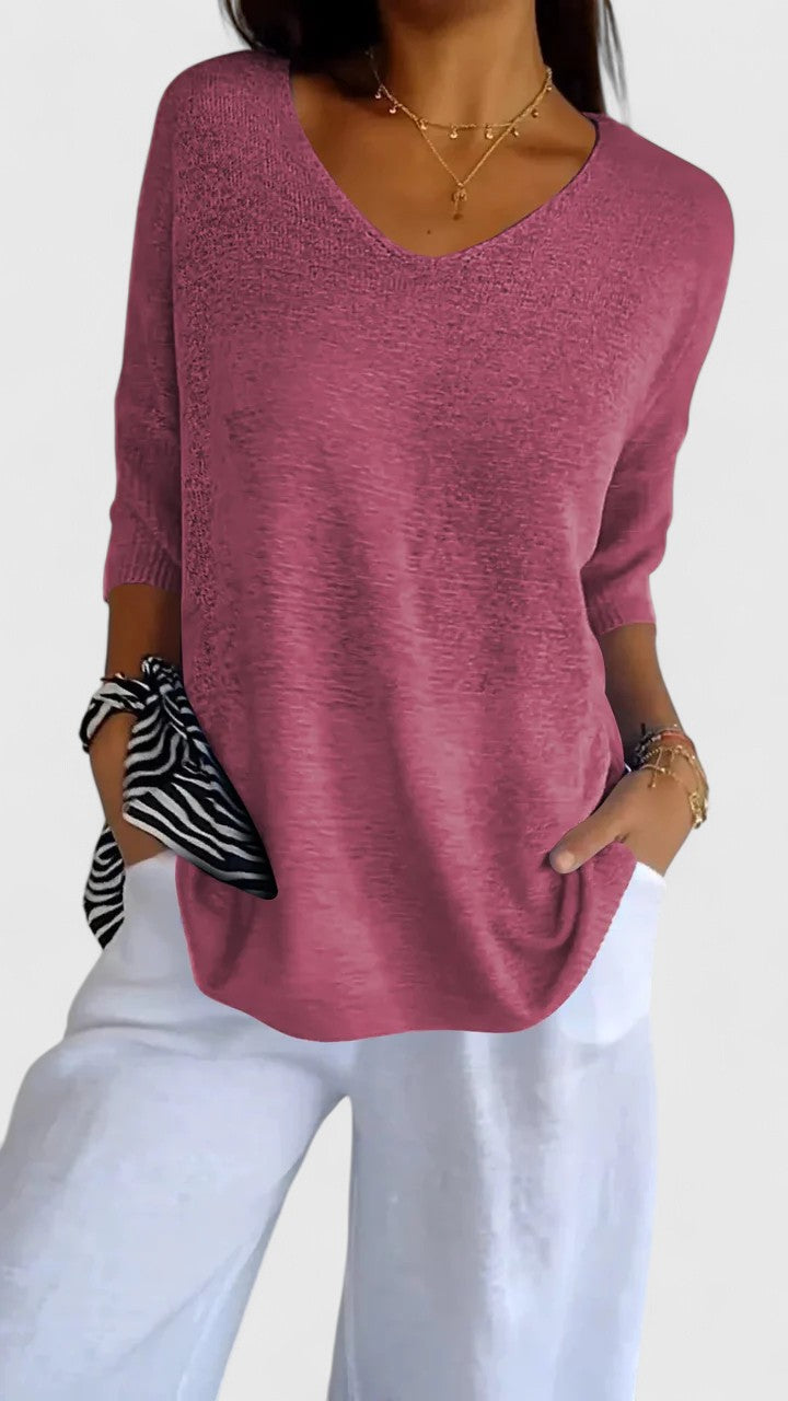 Sophie | Women's V-Neck Comfortable Top