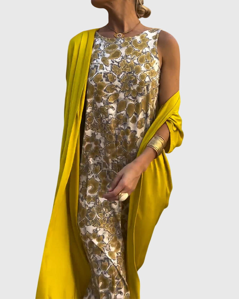 Sasha | Women's Elegant Two-Piece Set with ¾ Sleeves