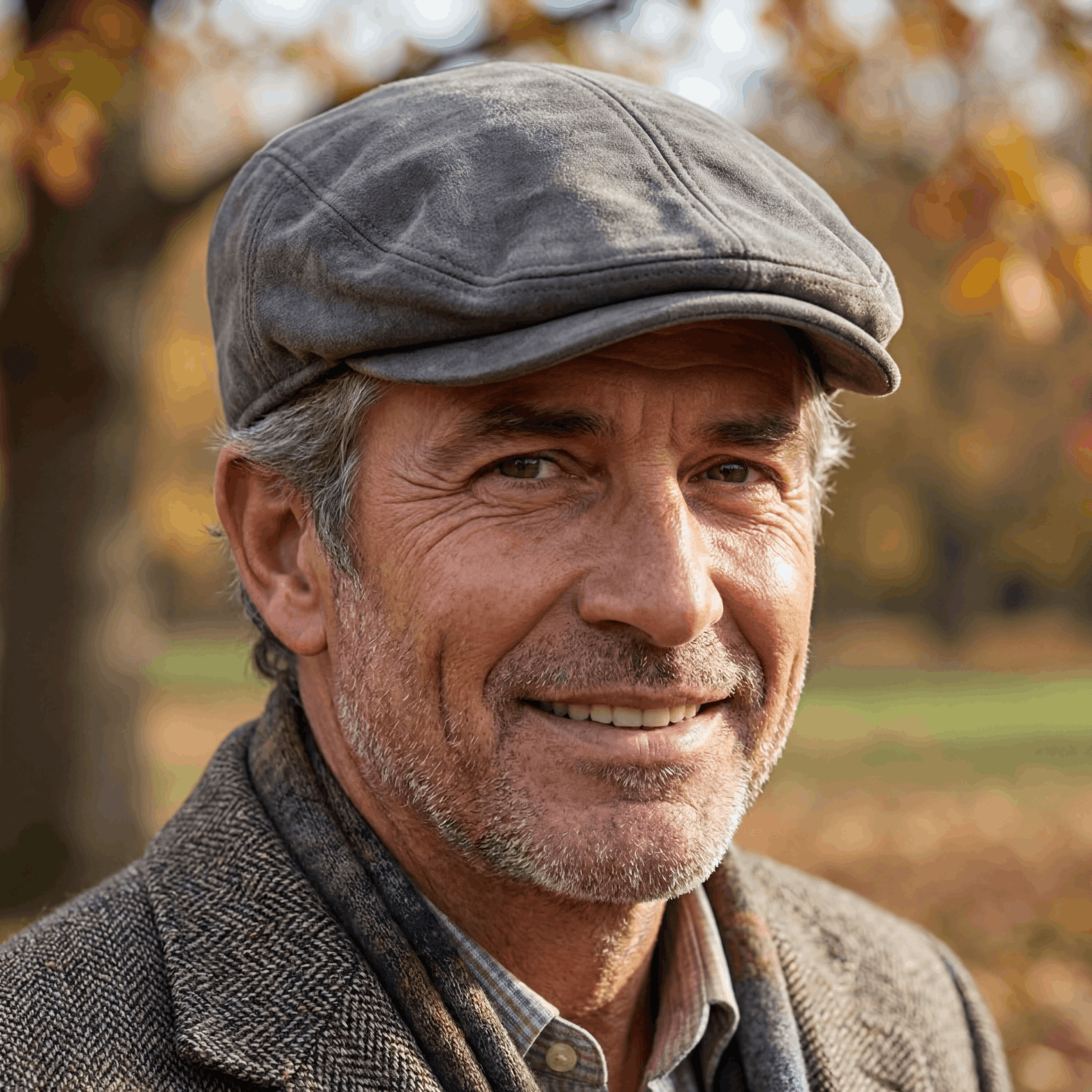 Samuel | Classic Suede Flat Cap