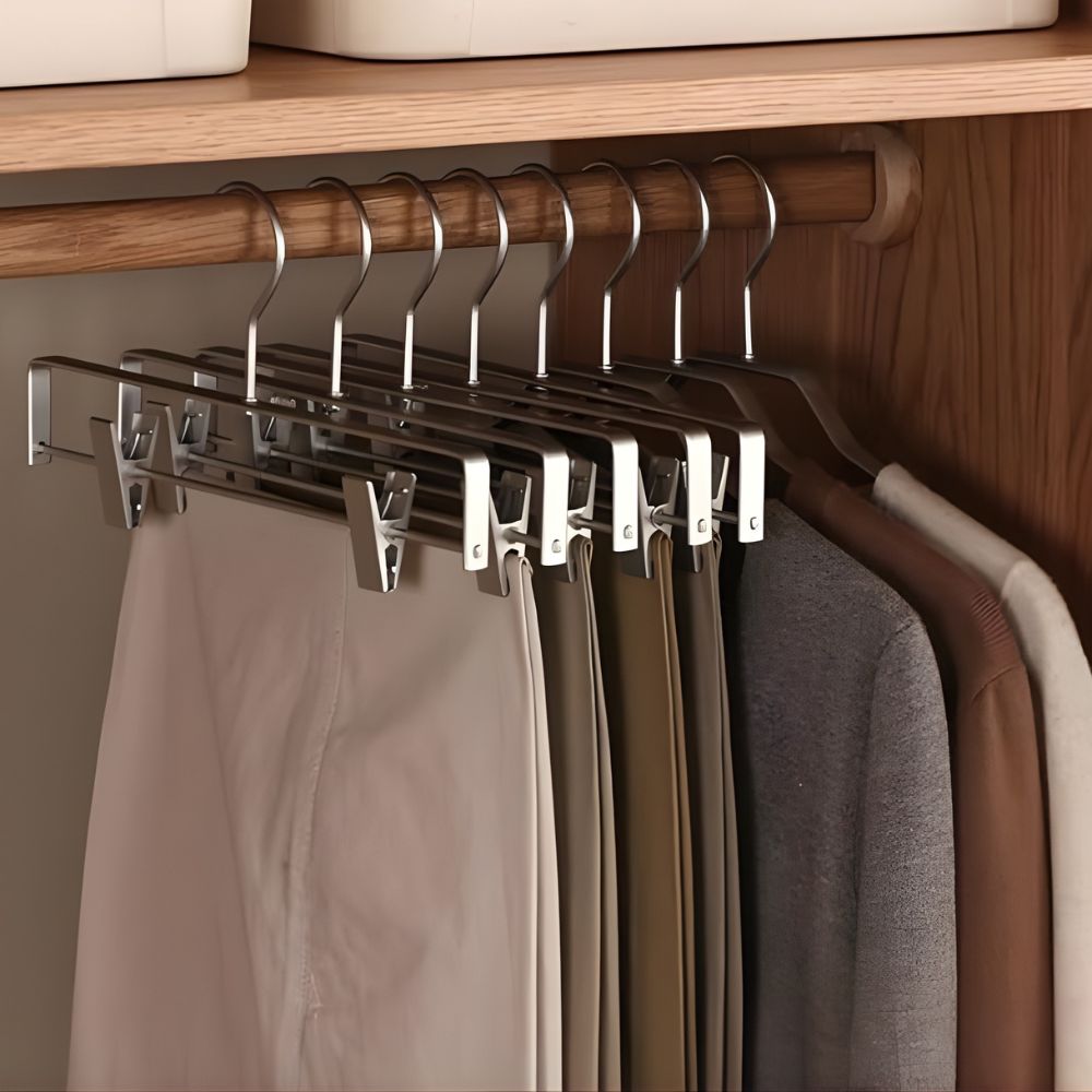 Aluminum Alloy Pants Clip Hanger | 5pcs Set