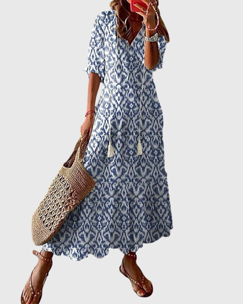 Amara | Women's Boho Vintage Summer Dress