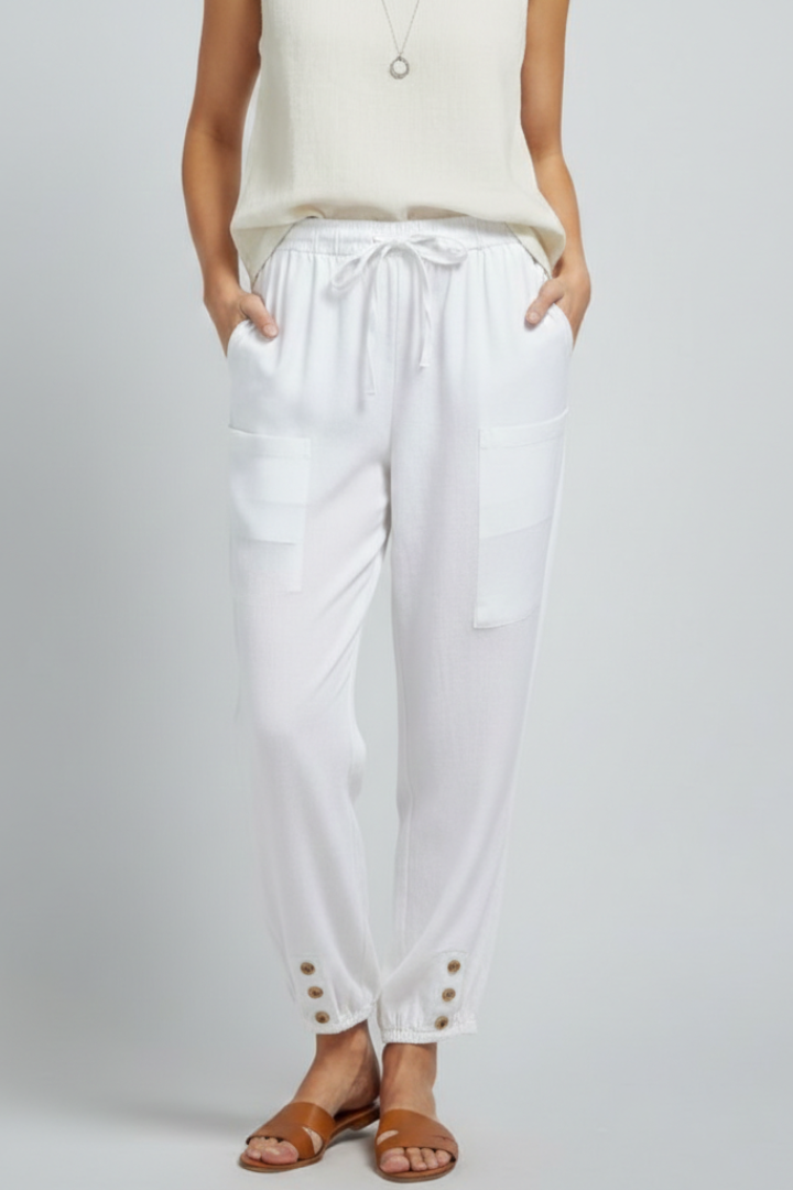 Anna | Women's Casual Trousers with Drawstring Waist
