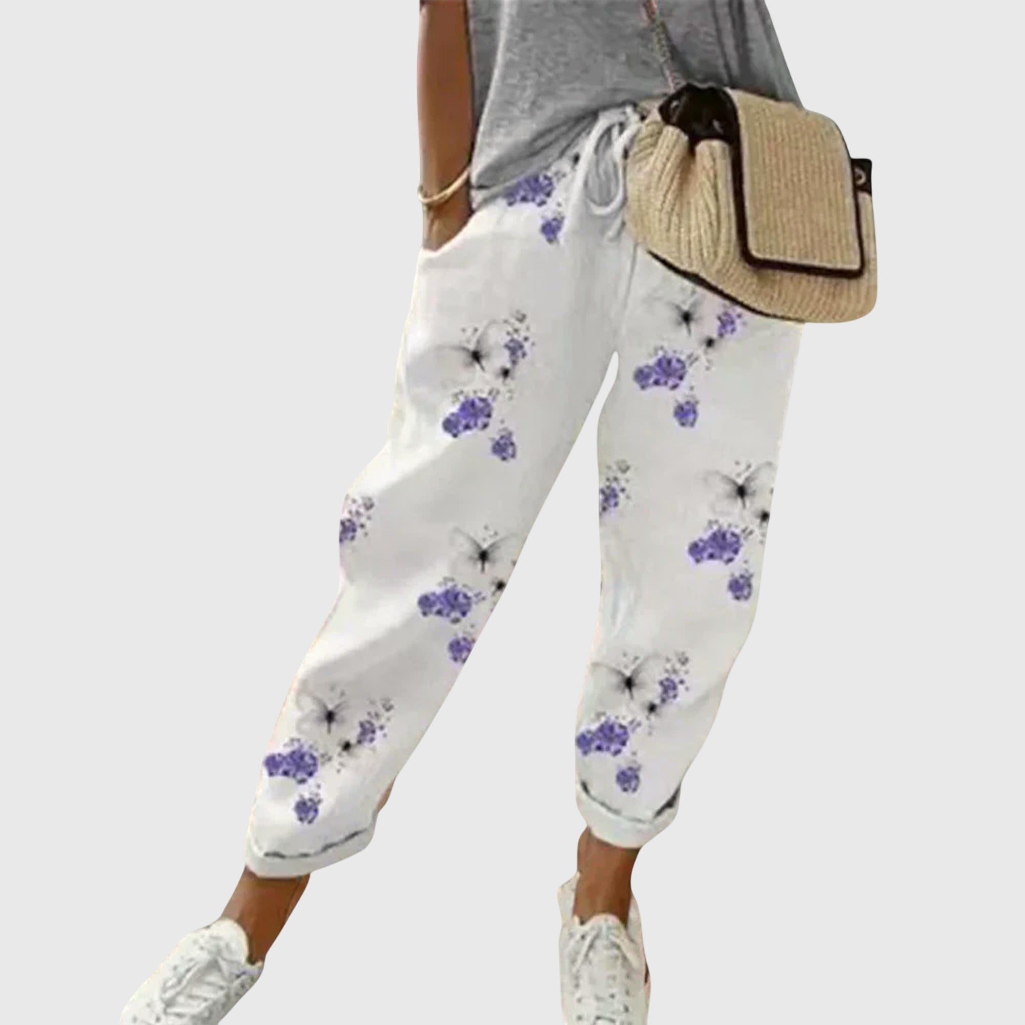 Valerie | Women's Cotton Casual Relaxed Fit Pants