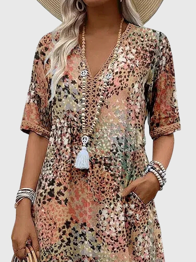 Bella | Women's Floral Midi Summer Dress