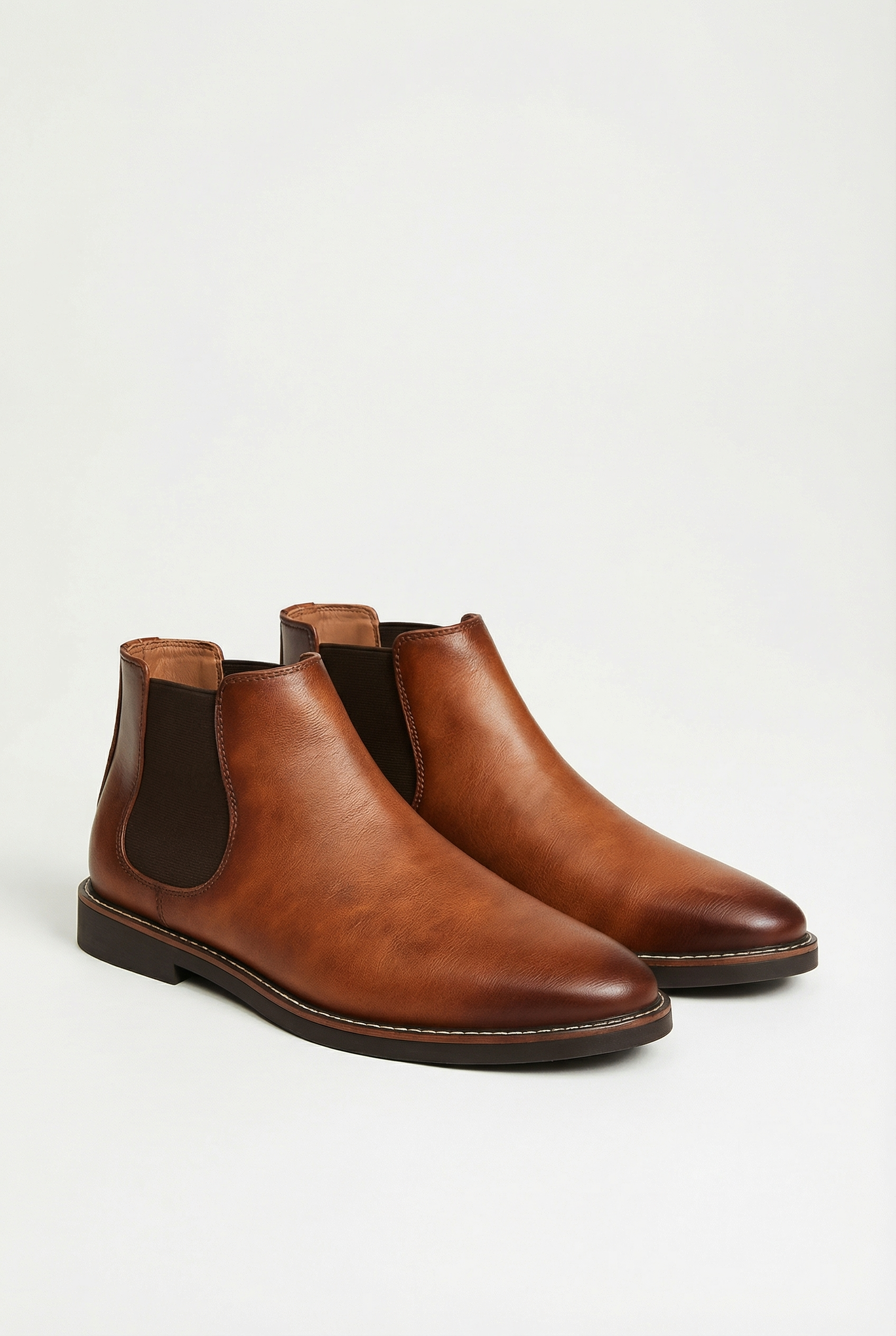 Charlie | Men's Chelsea Boots Synthetic Leather Slip-On