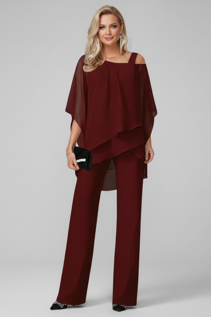 Justine | Women's Off-Shoulder Wide-Leg Jumpsuit