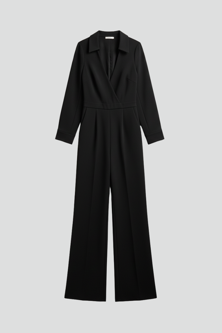 Ella | Women's Tailored Wide-Leg Jumpsuit