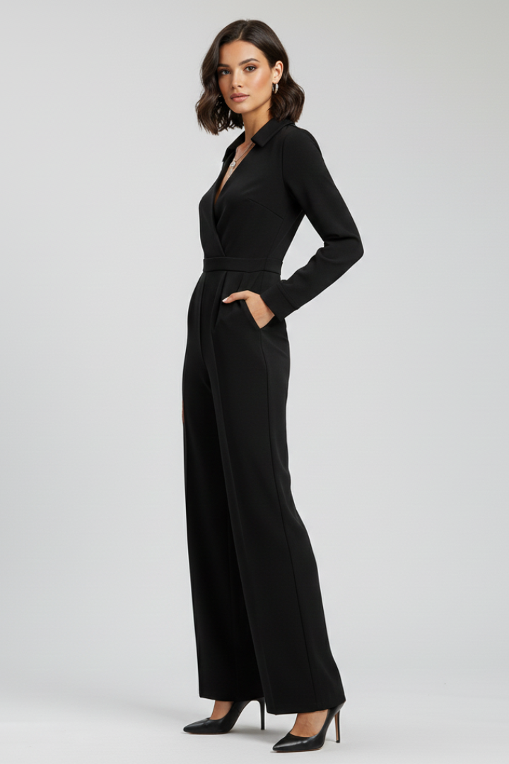 Dawn | Women's Tailored Wide-Leg Jumpsuit