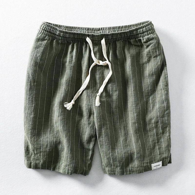 Ethan | Men's Casual Cotton-Linen Blend Shorts