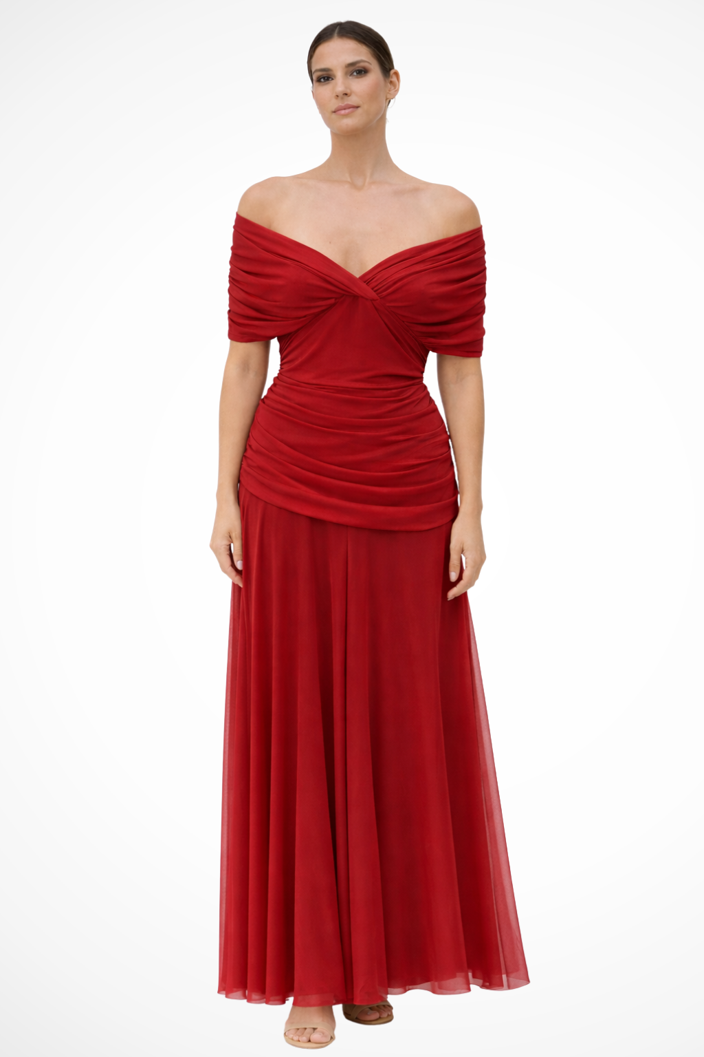 Gina | Women's Off-Shoulder Pleated Summer Dress