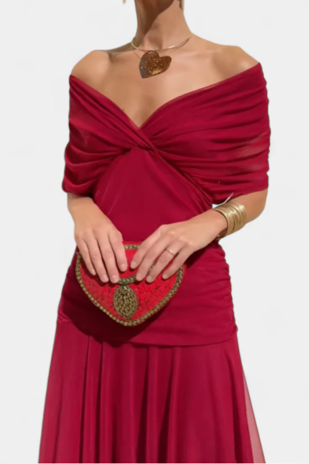 Gina | Women's Off-Shoulder Pleated Summer Dress