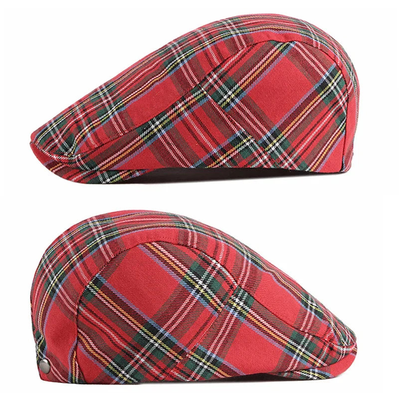 Harrison | Classic Plaid Flat Cap