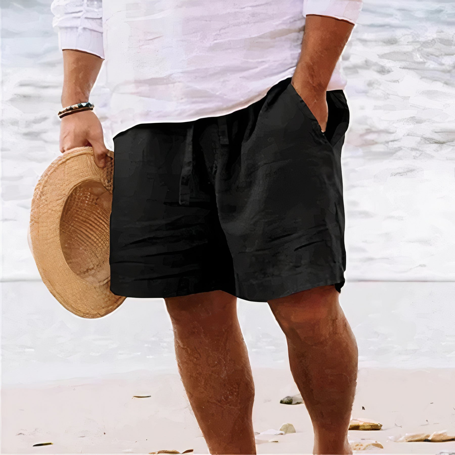 Liam | Men's Casual Linen Shorts for Summer Wear