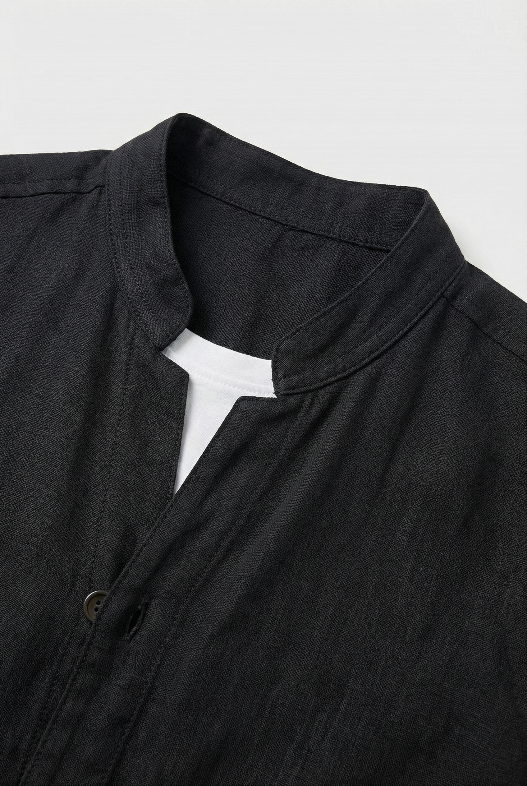 Isaac | Men's Linen Long Sleeve Shirt Jacket