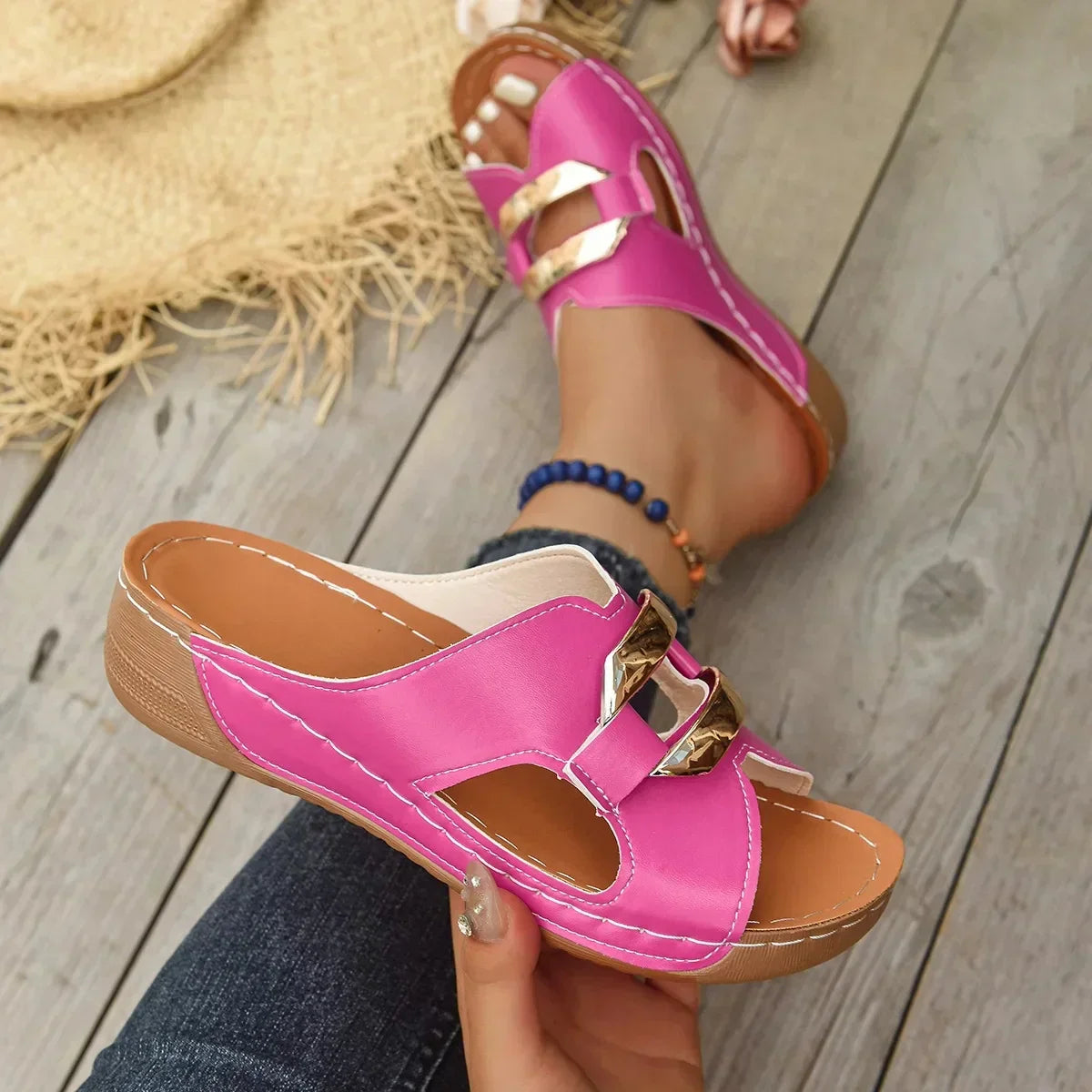 Grace | Women's Orthopedic Wedge Heel Sandals