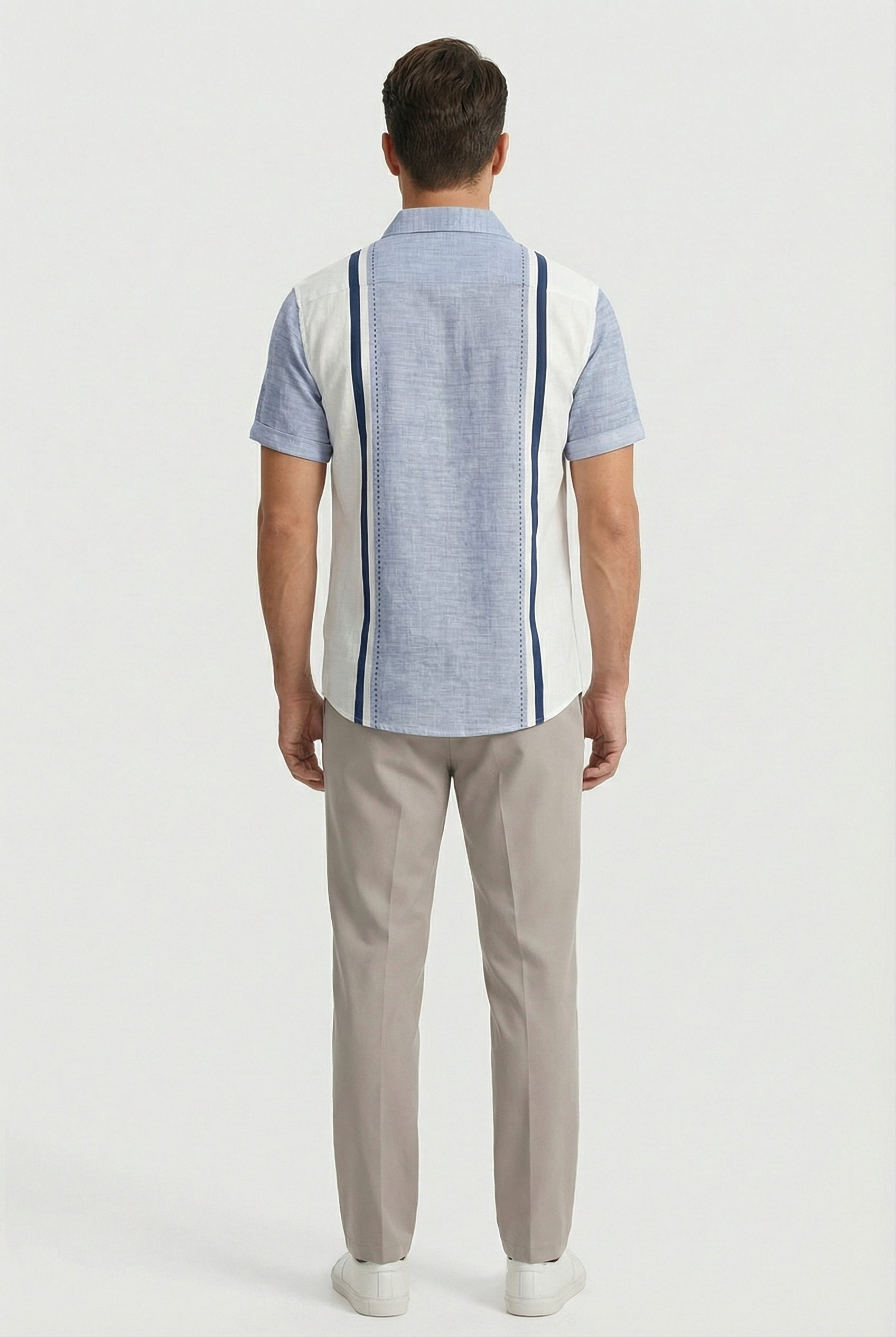 Luke | Men's Short Sleeve Plaid Casual Shirt