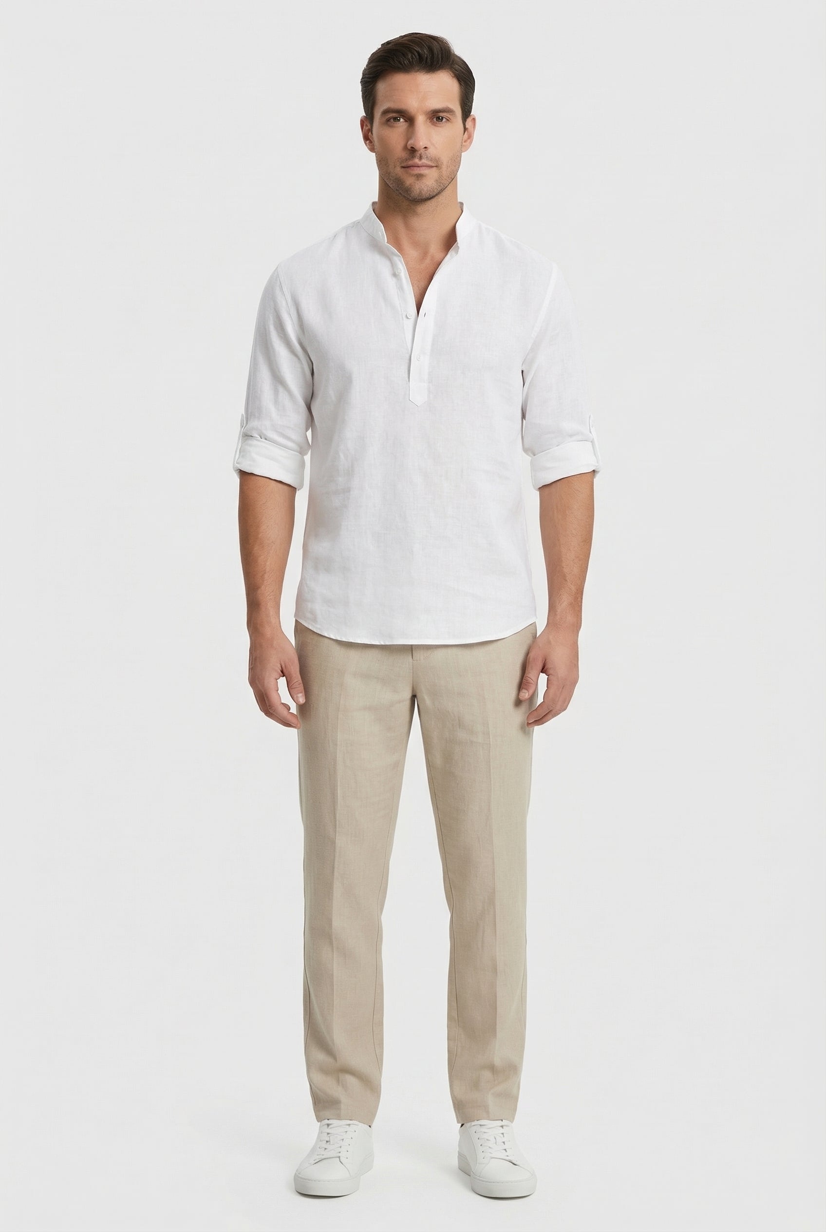 Jaxon | Men's Linen Relaxed Fit Casual Shirt
