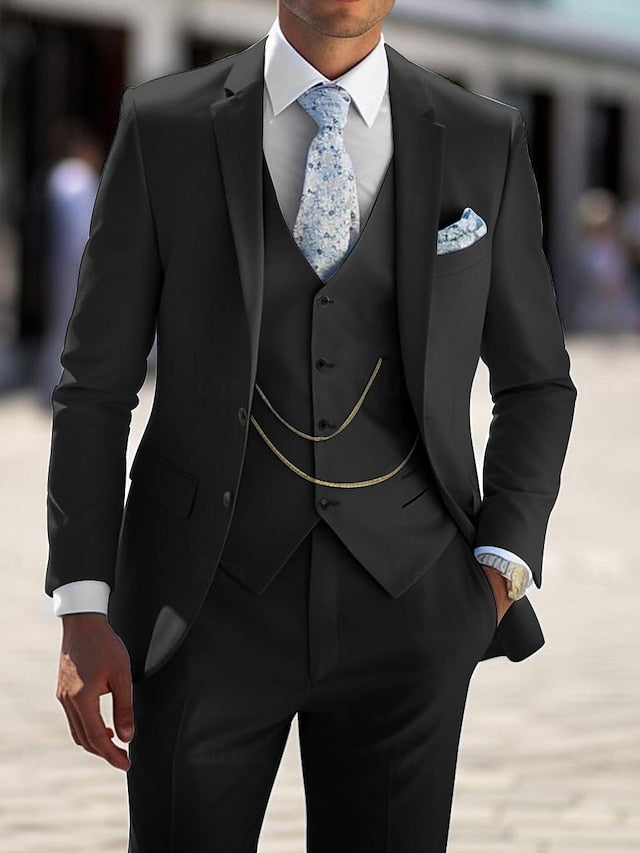 Edward | Men's Wedding Suit Tailored Fit 3-Piece