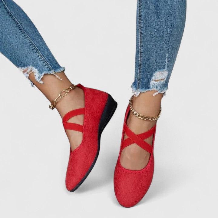 Olivia | Women's Orthopedic Wedge Ballet Flats