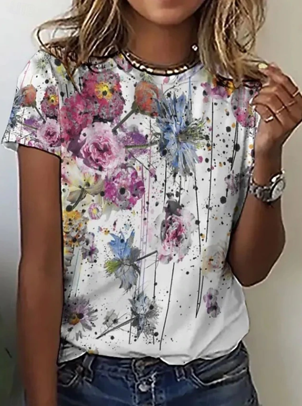 Liora | Casual Floral Everyday Top
