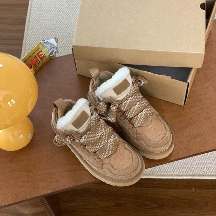 Sophie | Women's Casual Plush Winter Sneakers