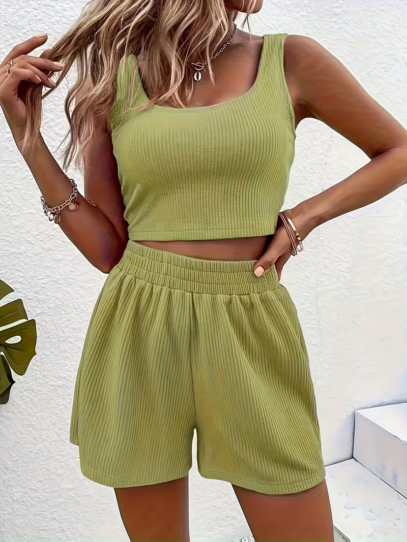 Maiya | Casual Sleeveless Lounge Set