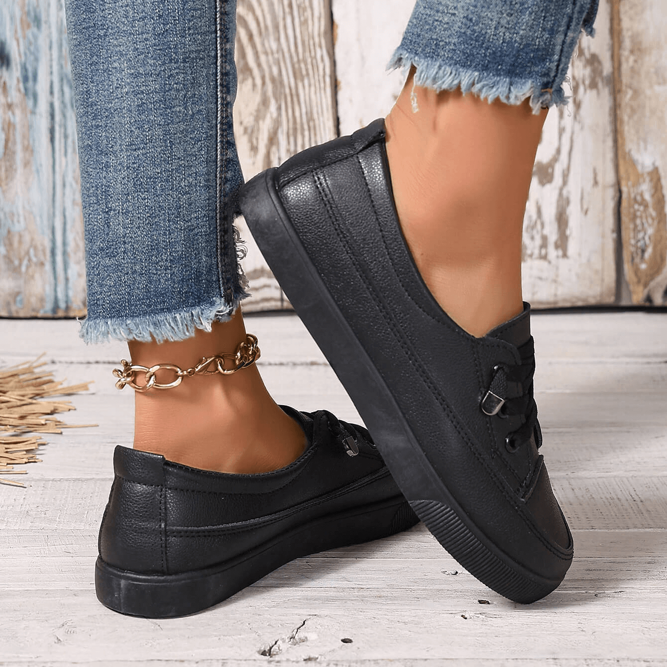 Alessia | Classic Orthopedic Insoles Laced Shoes